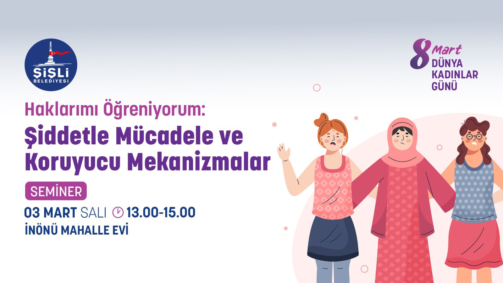 ŞİDDETLE MÜCADELE VE KORUYUCU MEKANİZMALAR  SEMİNERİ
